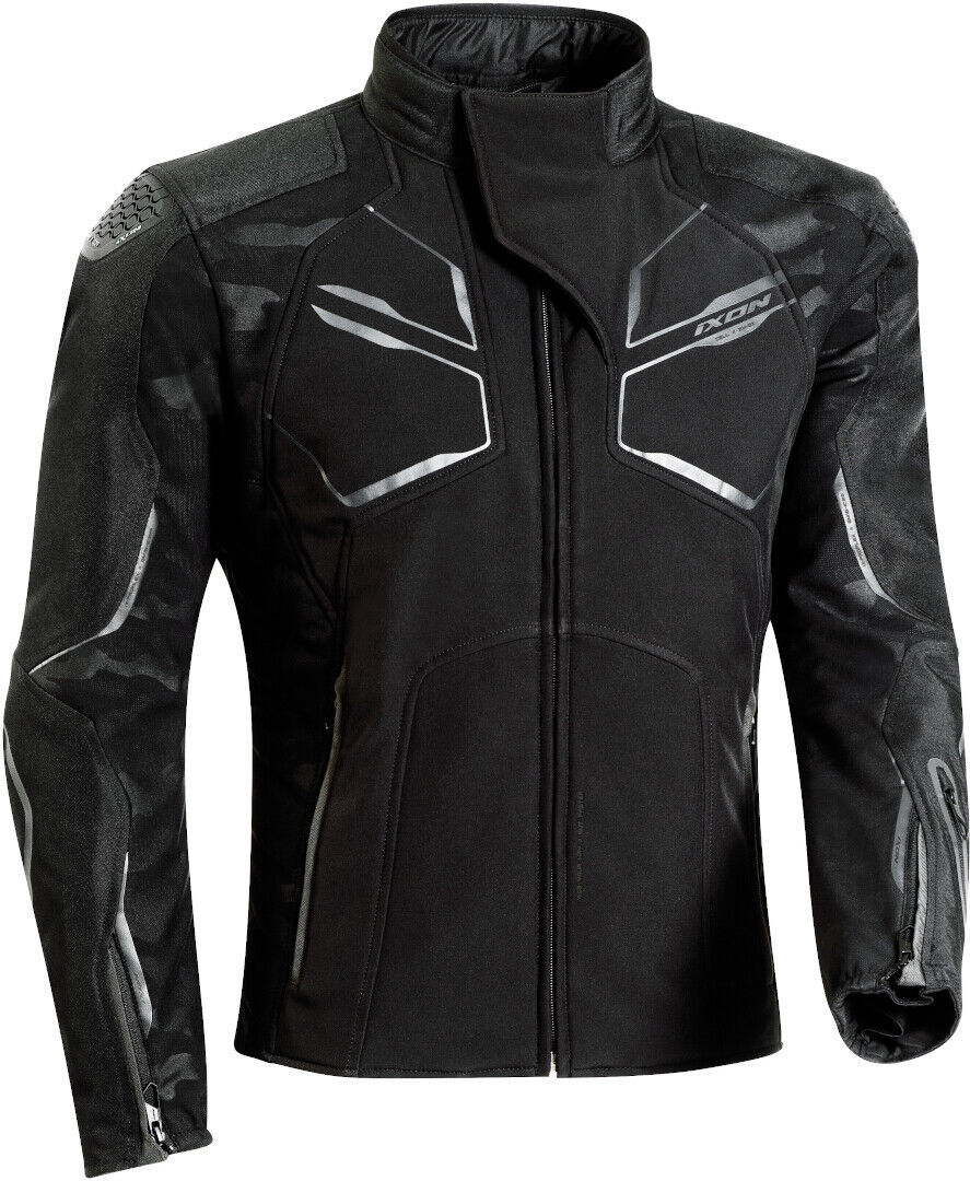 Ixon Cell Motorrad Textiljacke 2XL Schwarz Grau