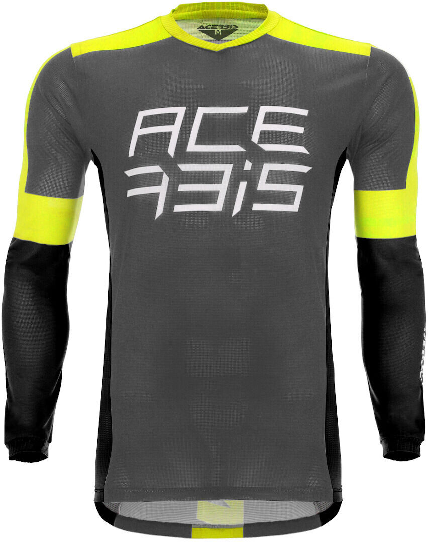 Acerbis MX J-Track 2 Motocross Jersey S Grau Gelb