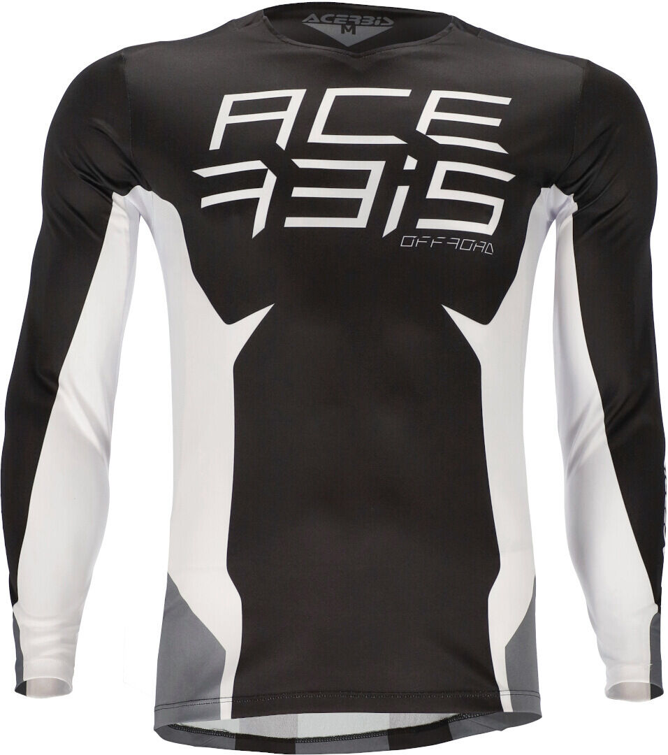 Acerbis MX J-Track 3 Motocross Jersey M Schwarz Weiss