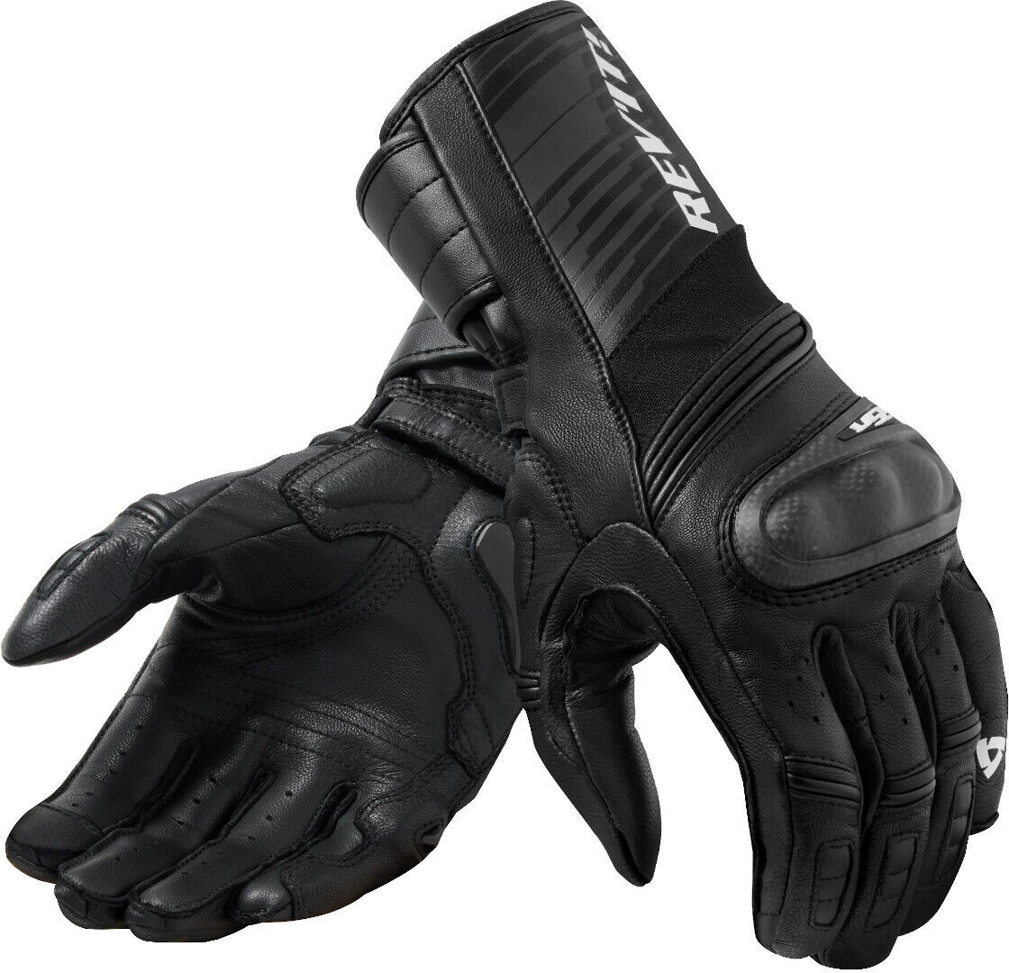 Revit RSR 4 Motorrad Handschuhe L Schwarz Grau