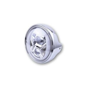 HIGHSIDER 7 Zoll LED Scheinwerfer LTD TYP 8 mit TFL, Kurvenlicht  Silber