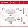 TRW Lucas Bremsbelag MCB586