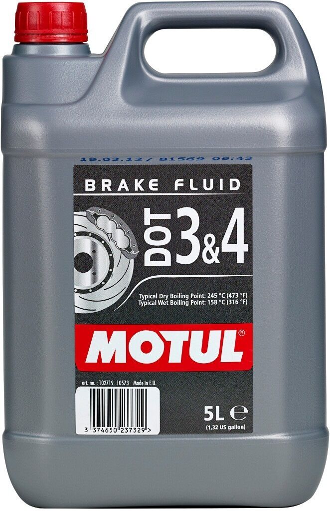 MOTUL DOT 3 & 4 Bremsflüssigkeit 5 Liter