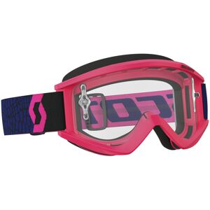 Scott Recoil XI Brille Blau Neon Pink Clear Works Einheitsgröße Pink Blau