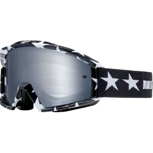 FOX Main Stripe Motocross Brille Einheitsgröße Schwarz Weiss