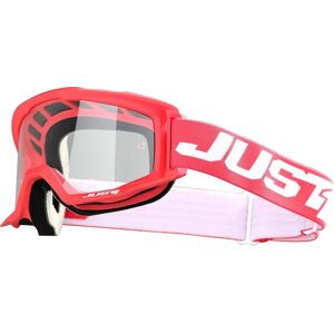 Just1 Vitro Motocross Brille Einheitsgröße Weiss Rot