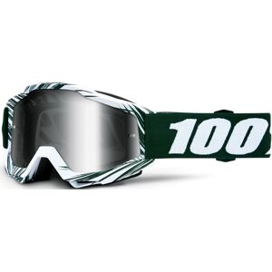 100% Accuri Extra Bali Motocross Brille Einheitsgröße Weiss Grün