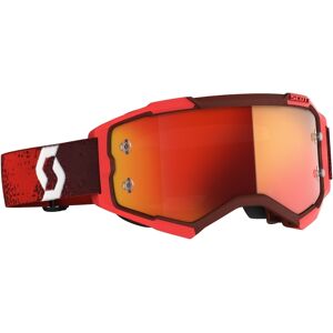 Scott Fury Chrome Motocross Brille Einheitsgröße Rot