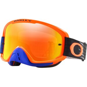 Oakley O Frame 2.0 Dissolve Orange Blue Motocross Brille Einheitsgröße Blau Orange