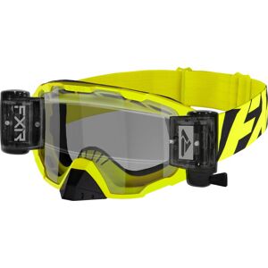 FXR Maverick Roll-Off MX Gear Motocross Brille Einheitsgröße Schwarz Gelb