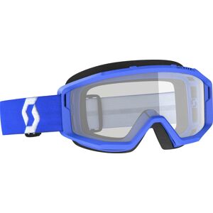 Scott Primal Clear blaue Motocross Brille Einheitsgröße Blau