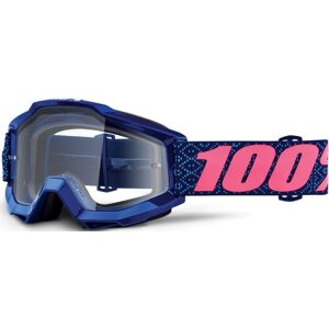 100% Accuri Futura Motocross Brille Einheitsgröße Pink Blau