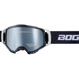 Bogotto B-1 Motocross Brille Einheitsgröße Schwarz Weiss