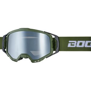 Bogotto B-1 Motocross Brille Einheitsgröße Weiss Grün