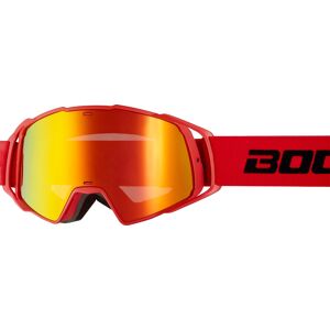 Bogotto B-Faster Motocross Brille Einheitsgröße Schwarz Rot