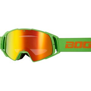 Bogotto B-Faster Motocross Brille Einheitsgröße Grün Orange