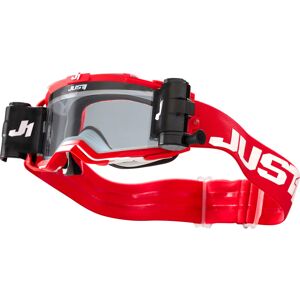 Just1 Nerve Plus Absolute Motocross Brille Einheitsgröße Weiss Rot