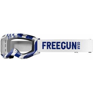 Freegun Danger Motocross Brille Einheitsgröße Weiss Blau