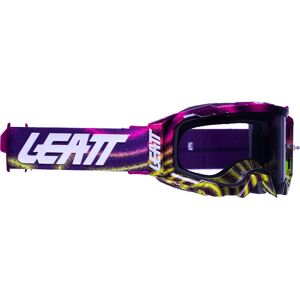 Leatt Velocity 5.5 Zebra Motocross Brille Einheitsgröße Lila
