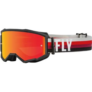 Fly Racing Zone Motocross Brille  Schwarz Rot