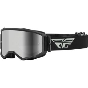 Fly Racing Zone Logo Motocross Brille  Schwarz Grau