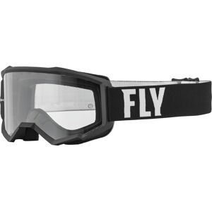 Fly Racing Focus Motocross Brille  Schwarz Weiss