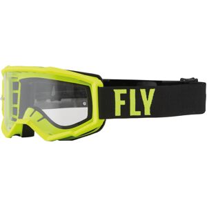 Fly Racing Focus Motocross Brille  Schwarz Gelb