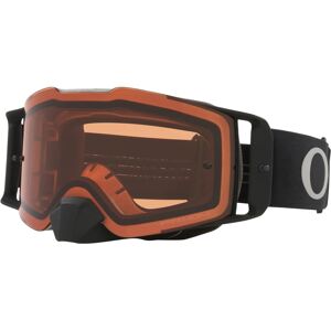 Oakley Front Line Prizm Motocross Brille Einheitsgröße Schwarz Braun