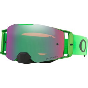 Oakley Front Line Prizm Motocross Brille Einheitsgröße Schwarz Grün