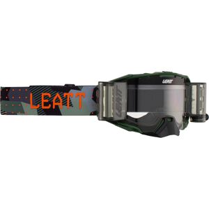 Leatt Velocity 6.5 Camo Roll-Off Motocross Brille Einheitsgröße Schwarz Grün