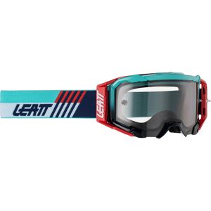 Leatt Velocity 5.5 Aqua Light Motocross Brille Einheitsgröße Rot Blau