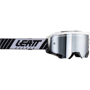 Leatt Velocity 4.5 Iriz Stripes Motocross Brille Einheitsgröße Schwarz Weiss