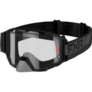 FXR Maverick Cordless Electric 2023 Motocross Brille Einheitsgröße Schwarz Grau