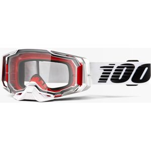 100% Armega Essential Motocross Brille  Schwarz Weiss