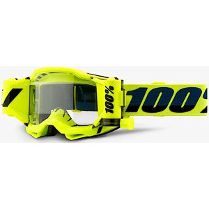 100% Armega Forecast Motocross Brille  Schwarz Gelb