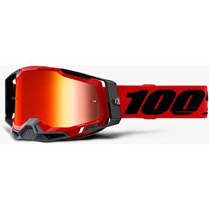 100% Racecraft II Essential Motocross-Brille  Rot