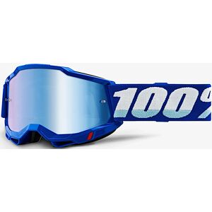 100% Accuri II Chrome Essential Motocross Brille  Blau