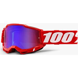 100% Accuri II Chrome Essential Motocross Brille  Rot