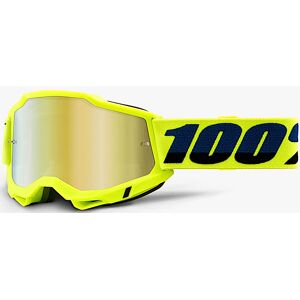 100% Accuri II Chrome Essential Motocross Brille  Gelb