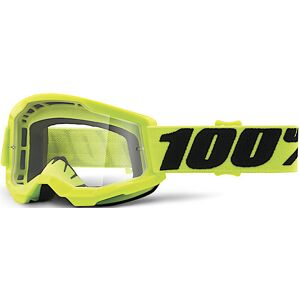 100% Strata 2 Essential Jugend Motocross Brille  Gelb