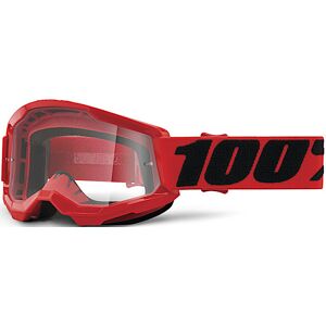 100% Strata 2 Essential Jugend Motocross Brille  Rot