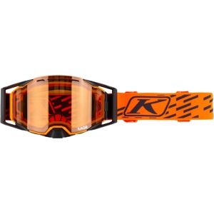 Klim Rage Fragment Snowmobil Brille Einheitsgröße Grau Orange