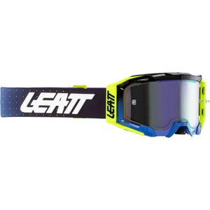 Leatt Velocity 5.5 Iriz 2024 Motocross Brille Einheitsgröße Schwarz Blau