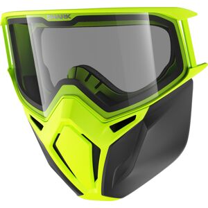 Shark Street Drak Motorradbrille und Maske Set Einheitsgröße Gelb