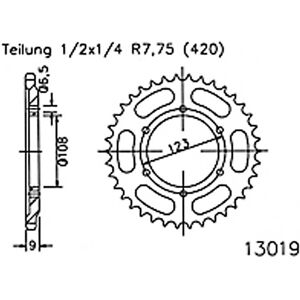 ESJOT Kettenrad, 52 Zähne