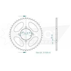 ESJOT Kettenrad, 45 Zähne