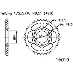 ESJOT Kettenrad, 47 Zähne