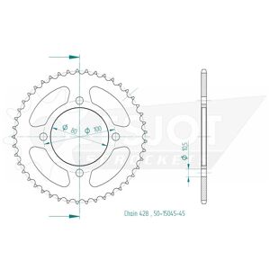 ESJOT Kettenrad, 45 Zähne