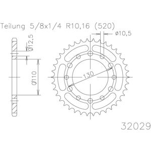 ESJOT Kettenrad, 40 Zähne