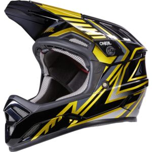 Oneal Backflip Knox Downhill Helm XL Schwarz Gold